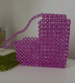 The Fuchsia Beaded Bag by Hludora