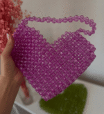 The Fuchsia Beaded Bag by Hludora