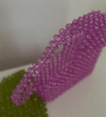 The Fuchsia Beaded Bag by Hludora